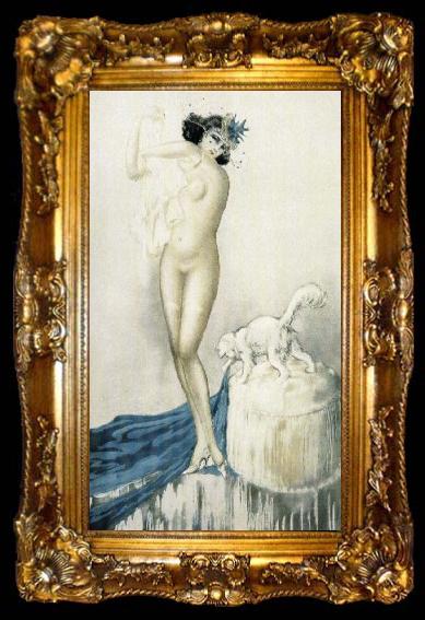 framed  Louis Lcart Women and skirt, ta009-2